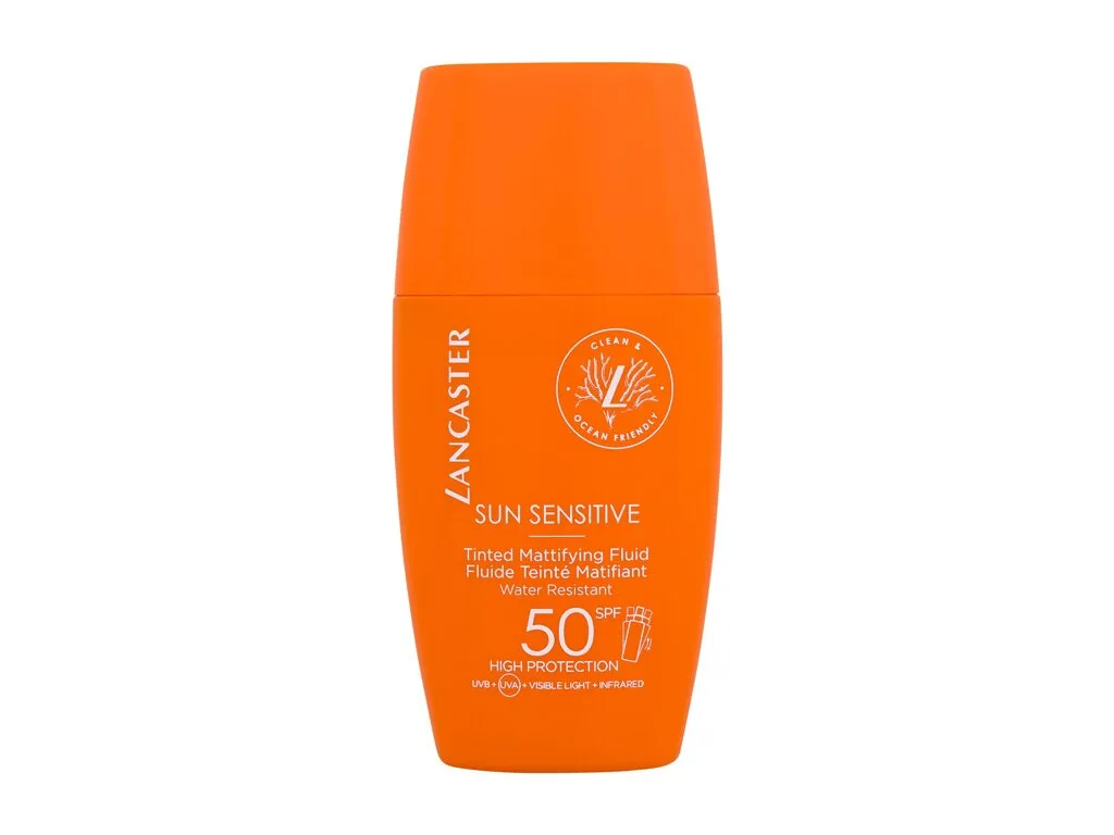 Sun sensitive tinted mattifying fluid