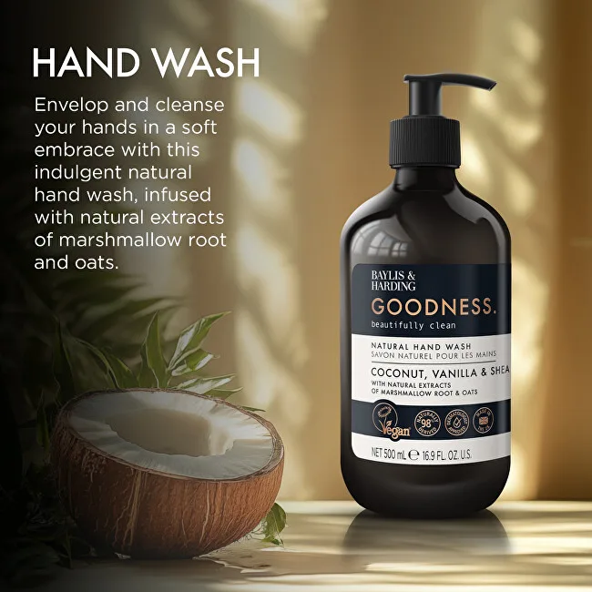 Baylis & Harding Liquid hand soap Goodness Coconut, Vanilla & Shea Hand Wash 500 ml thumbnail 2
