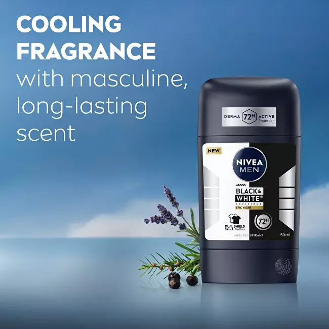 Nivea Solid antiperspirant B&W Epic Night Anti-Perspirant 50 ml thumbnail 3