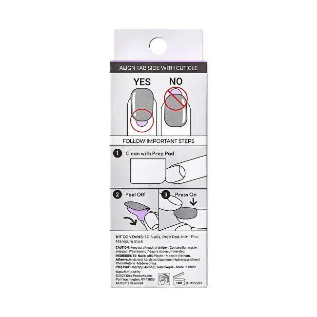 Kiss Kiss ImPRESS Nails - Everlasting self-adhesive nails 30 pcs thumbnail 3