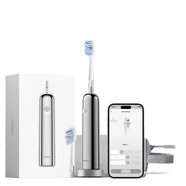 Laifen Electric toothbrush Wave Pro LFTB02-S Stainless Steel thumbnail 2
