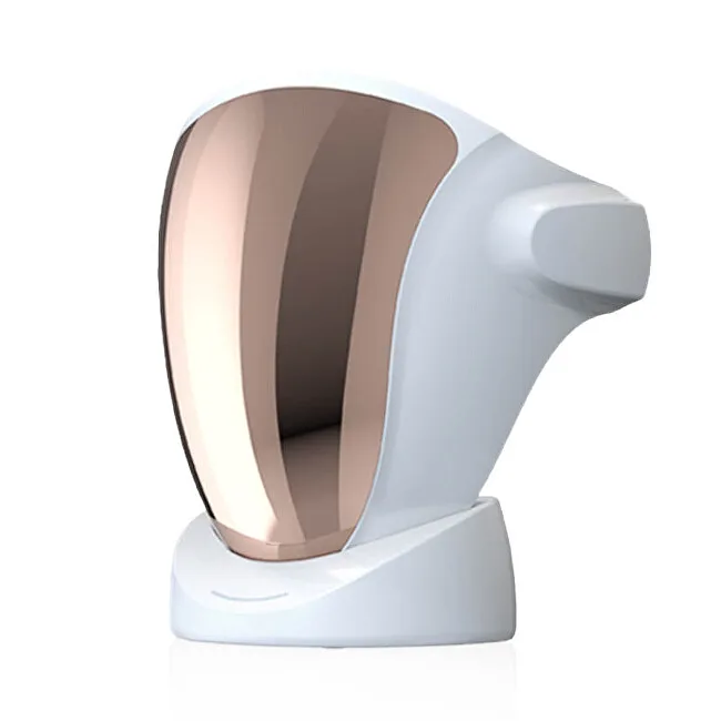 Palsar 7 Professional LED treatment mask for face and neck with charging station (White, Gold) thumbnail 2