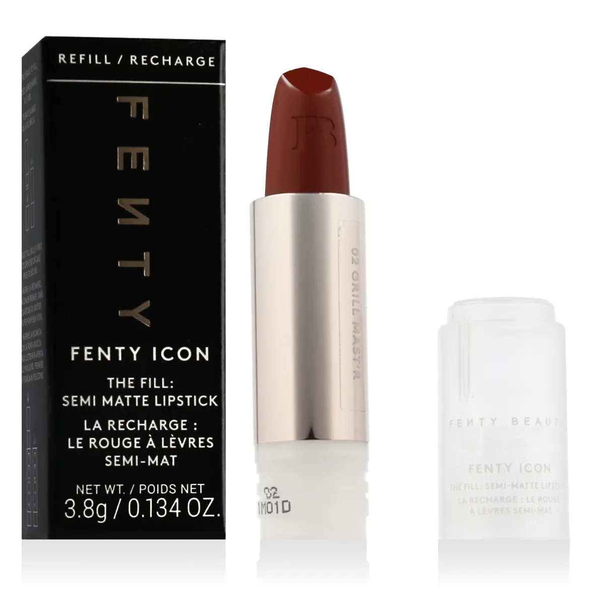 Fenty Beauty Fenty Beauty, Fenty Icon, Semi Matte, Cream Lipstick, 02, Refillable, 3.8 g thumbnail 2