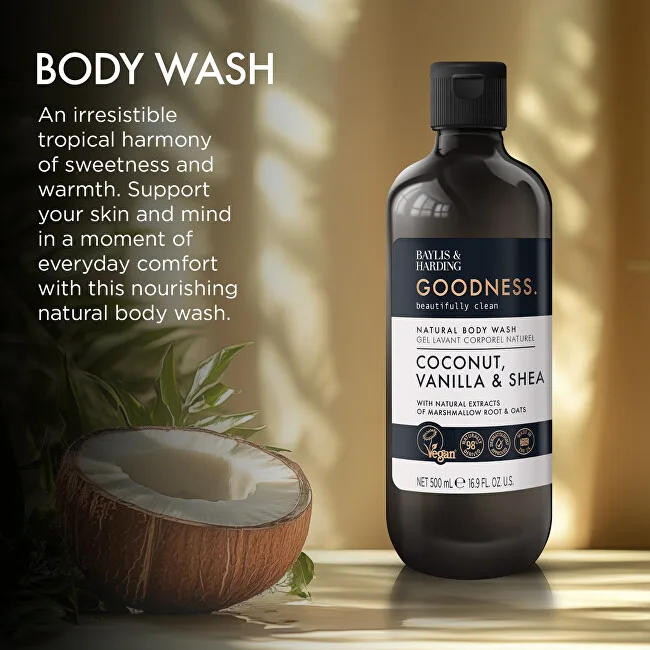 Baylis & Harding Goodness Coconut, Vanilla & Shea Body Wash thumbnail 2