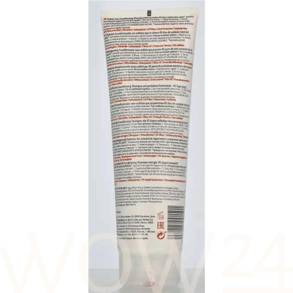 Revlon Revlonissimo 45 Days Conditioning Shampoo Intense Coppers thumbnail 3