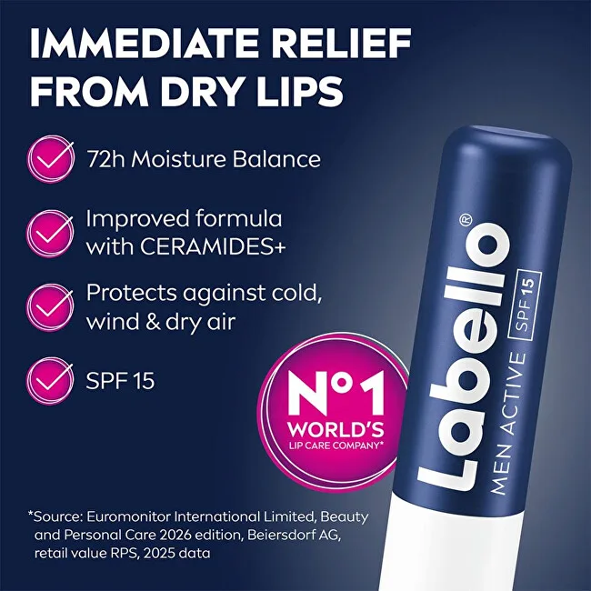Labello Men Active 24h Moisture Lip Balm thumbnail 4