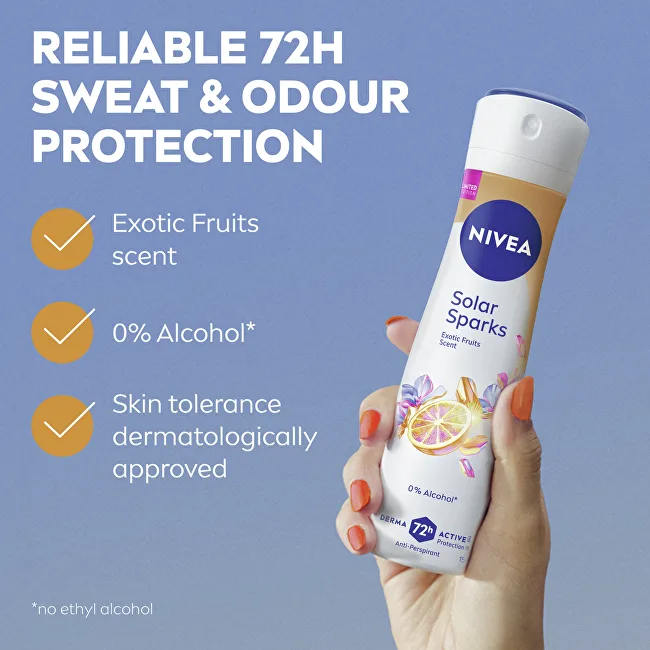 Nivea Antiperspirant spray Solar Sparks Anti-Perspirant 150 ml thumbnail 2