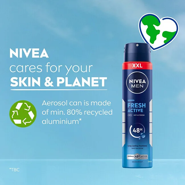Nivea Men Fresh Active Deodorant Spray 250 ml thumbnail 5