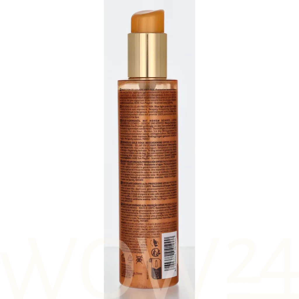 Nuxe Nuxe Sun High Protection Gold Sun Oil SPF30 thumbnail 3