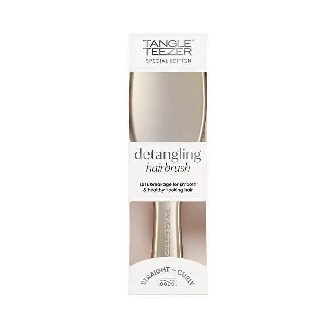 Tangle Teezer Hair brush Ultimate Detangler Straight & Curly Chrome Neo Gold thumbnail 6