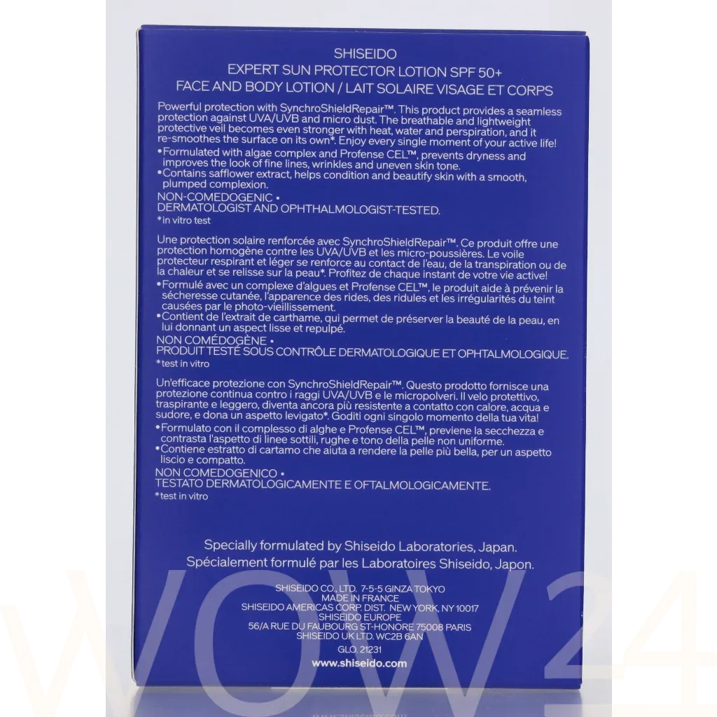 Shiseido Expert Sun Protector Face & Body Lotion thumbnail 3