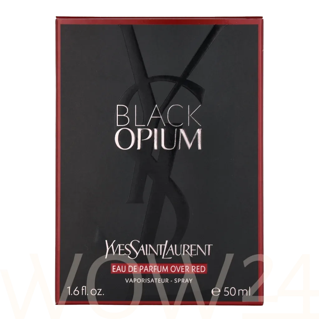 Black opium over red