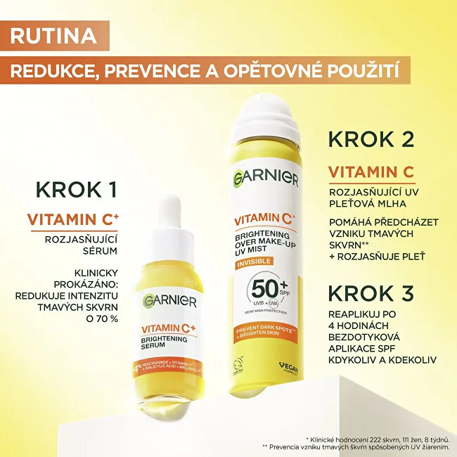 Garnier Vitamin C Brightening Over Make-Up UV Mist thumbnail 6