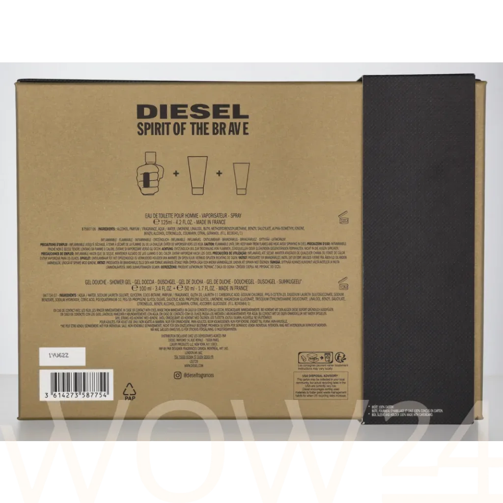 Diesel Diesel Spirit Of The Brave Pour Homme Giftset thumbnail 3