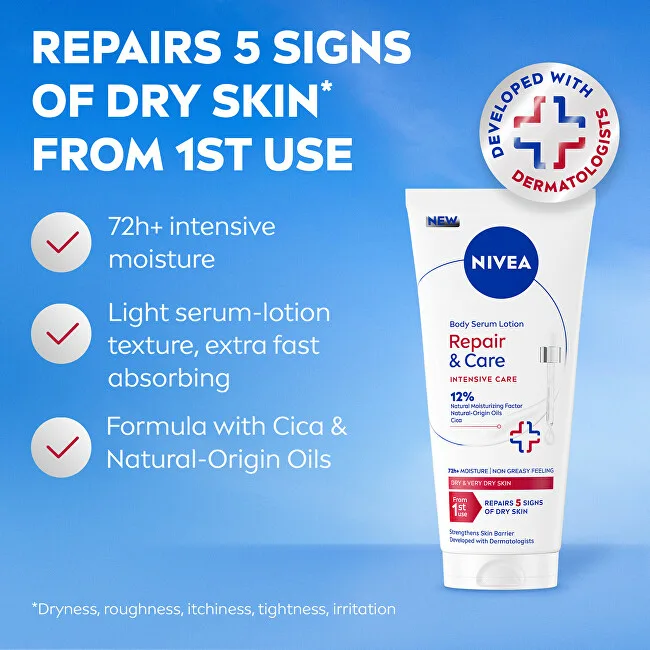 Nivea Repair & Care Body Serum Lotion 200 ml thumbnail 2