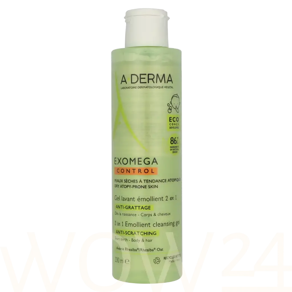 A-Derma Exomega Control Emollient Cleansing Gel 2in1 thumbnail 4