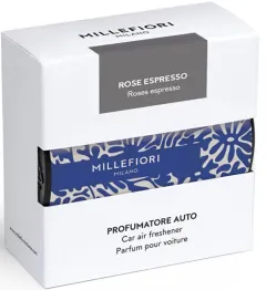 Millefiori Milano Car fragrance Textile Floral Rose Espresso - blue 1