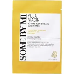 Some By Mi Set of face masks for dull skin Yuja Niacin (30 Days Blemish Care Serum Mask) 20 x 25 g thumbnail 2
