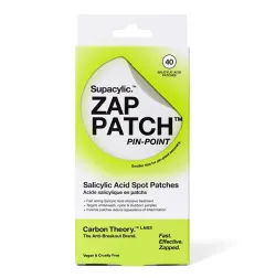Carbon Theory Supacylic Acne Patches. Zap Patch Pin-Point (Salicylic Acid Spot Patches) 40 pcs 1