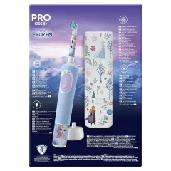 ORAL-B Vitality Pro Kids Frozen Electric Toothbrush with Travel Case thumbnail 2