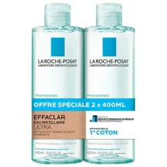 La Roche-Posay Set of Effaclar (Purifying Micellar Water) 2 x 400 ml thumbnail 2