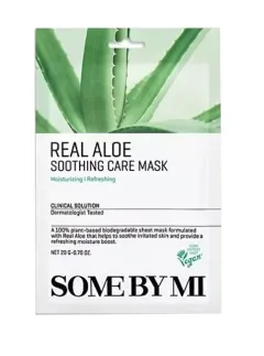 Some By Mi Set of soothing masks with aloe vera Real Aloe (Soothing Care Mask) 20 x 20 g thumbnail 1