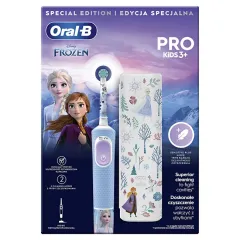 ORAL-B Vitality Pro Kids Frozen Electric Toothbrush with Travel Case thumbnail 3