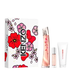Kenzo Set Kenzo: Flower Ikebana Sakura, Eau De Parfum, For Women, 75 ml + Flower Ikebana Sakura, Eau De Parfum, For Women, 10 ml + Flower Ikebana Sakura, Hydrating, Body Lotion, 75 ml 1