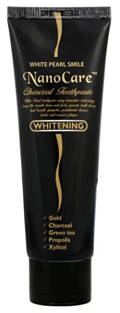 White Pearl NanoCare Whitening Charcoal Toothpaste thumbnail 2