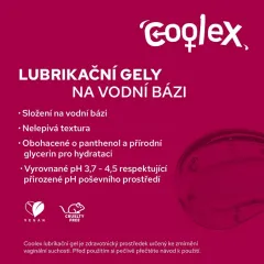 COOLEX Natural unflavored water-based lubricant gel 50 ml 2
