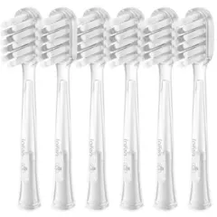 Laifen Replacement head for toothbrush 2.0 Gum Care Transparent - 6 pcs thumbnail 2