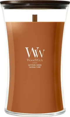 WoodWick Scented candle vase large Saffron Smoke 609.5 g 1