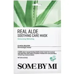 Some By Mi Set of soothing masks with aloe vera Real Aloe (Soothing Care Mask) 20 x 20 g thumbnail 2