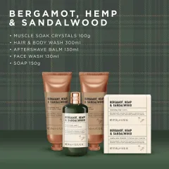 Baylis & Harding Bergamot, Hemp & Sandalwood Body Care Gift Set 5 pcs thumbnail 2