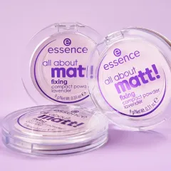 Essence All About Matt! Lavender Fixing Powder Compact Powder 9 g thumbnail 3