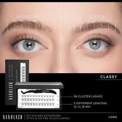Nanolash Self-adhesive Classy Long eyelashes 36 pcs 2