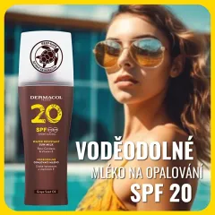 Dermacol Waterproof sun milk SPF 20 (Sun Milk) 200 ml thumbnail 2