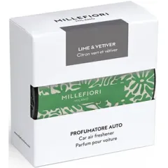 Millefiori Milano Car fragrance Textile Floral Lime & Vetiver - green 3