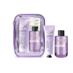 Grace Cole Body care gift set in a cosmetic bag Lavender 2 pcs thumbnail 1