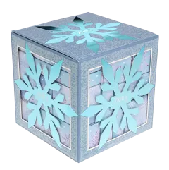 ZMILE COSMETICS Advent Calendar Snow Flake Cube Ice Blue thumbnail 3