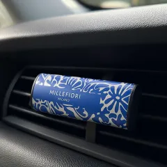 Millefiori Milano Car fragrance Textile Floral Rose Espresso - blue 3