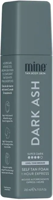 MineTan Self-tanning foam for dark brown shade Dark Ash (Self-Tan Foam) 200 ml 1