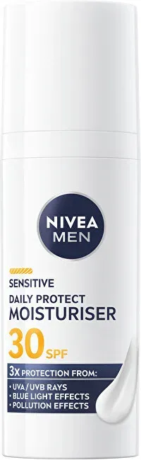 Nivea Moisturizing day cream for men SPF 30 Men Sensitive (Daily Protect Moisturiser) 50 ml thumbnail 1