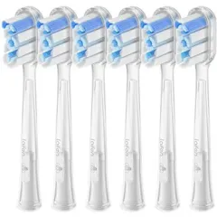 Laifen Replacement head for toothbrush 2.0 Super-Clean Transparent - 3 ks thumbnail 2