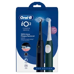 ORAL-B Electric toothbrush Series iO 2 Night Black + Forest Green 2 pcs 2