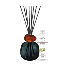 Maison Berger Paris Gift set aroma diffuser Mineral Black + Wilderness refill 180 ml