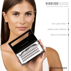 Nanolash Self-adhesive clumping eyelashes Heartbreaker Short 36 pcs 6