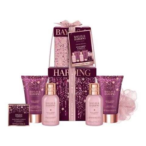 Wild Cherry &amp; Vanilla Body Care Gift Set 6 pcs