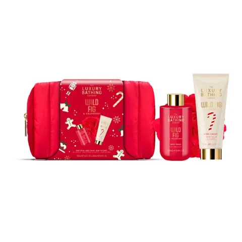Gift set for body care in a bag Fig &amp; Cranberry 3 pcs