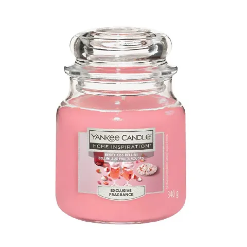 Home Inspiration Berry Kiss Bellini Scented Candle 340 g
